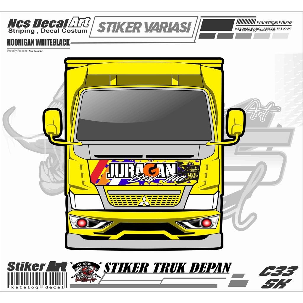 Stiker Depan Truk Sticker Kabin Truk Canter Sticker Variasi Mobil Truk