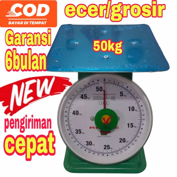 Timbangan Duduk Jarum Renhe 50Kg Size Kecil