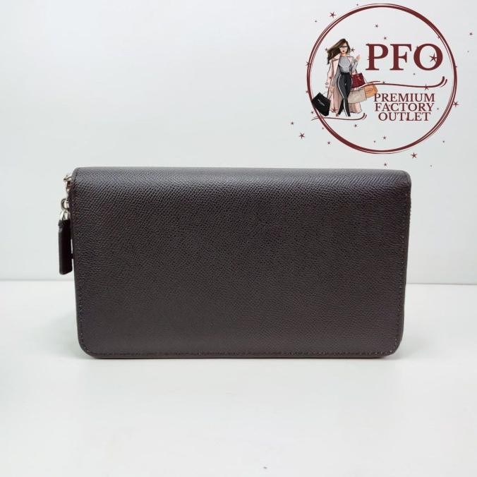 READY STOCK BALLY Wallet Men Tiger Zip Travel Clutch Black  ORI Terlaris