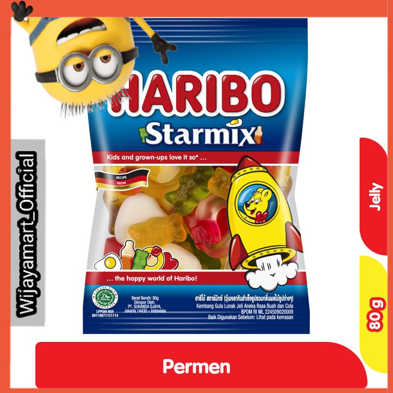 

Haribo Starmix Permen Jeli 80 g