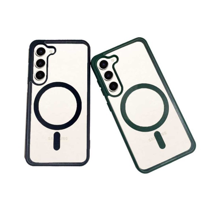 

SALE TERLARIS CASE SAMSUNG S24 FE HARD CASE MAGSAFE BENING LIST HITAM MAGNETIK READYY