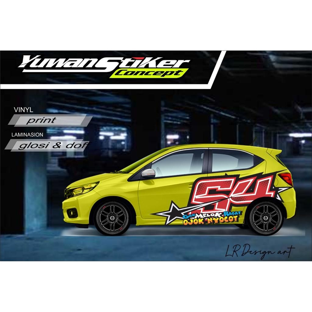 Stiker Decal Honda Brio Custom