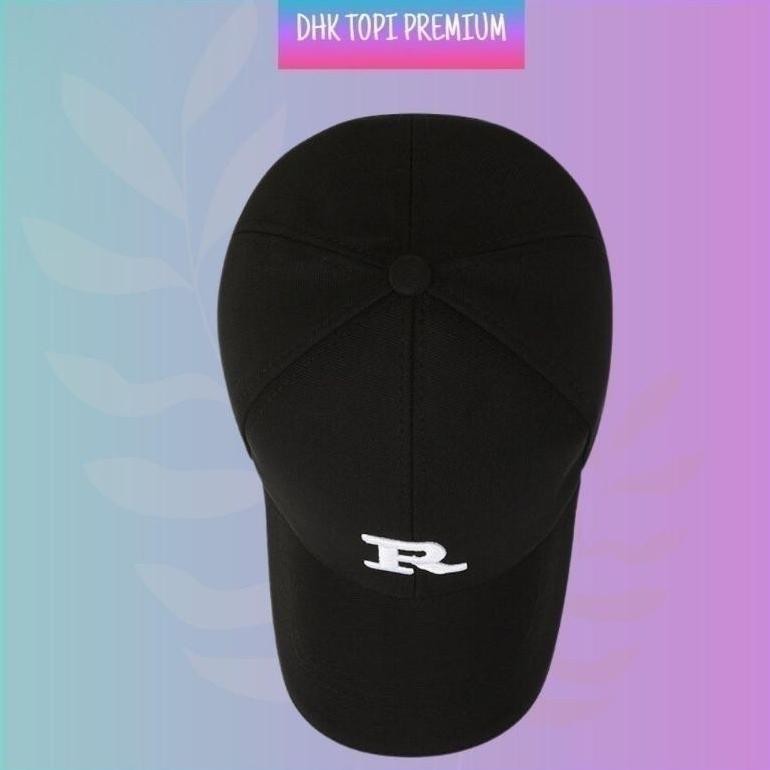 COD Topi Baseball Premium Logo R Fashion Wanita Pria. eH-23