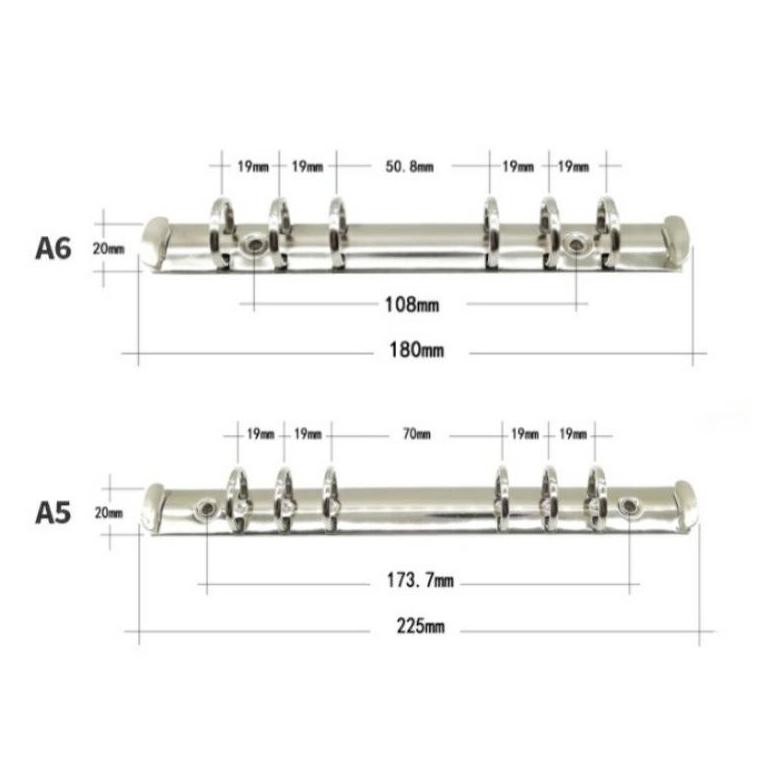 

TERMURAH A5 BINDER ZIPPER RESLETING PVC GLITTER NI06
