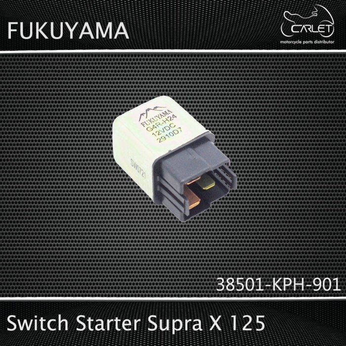 FUKUYAMA SWITCH STARTER / BENDIK SUPRA X 125