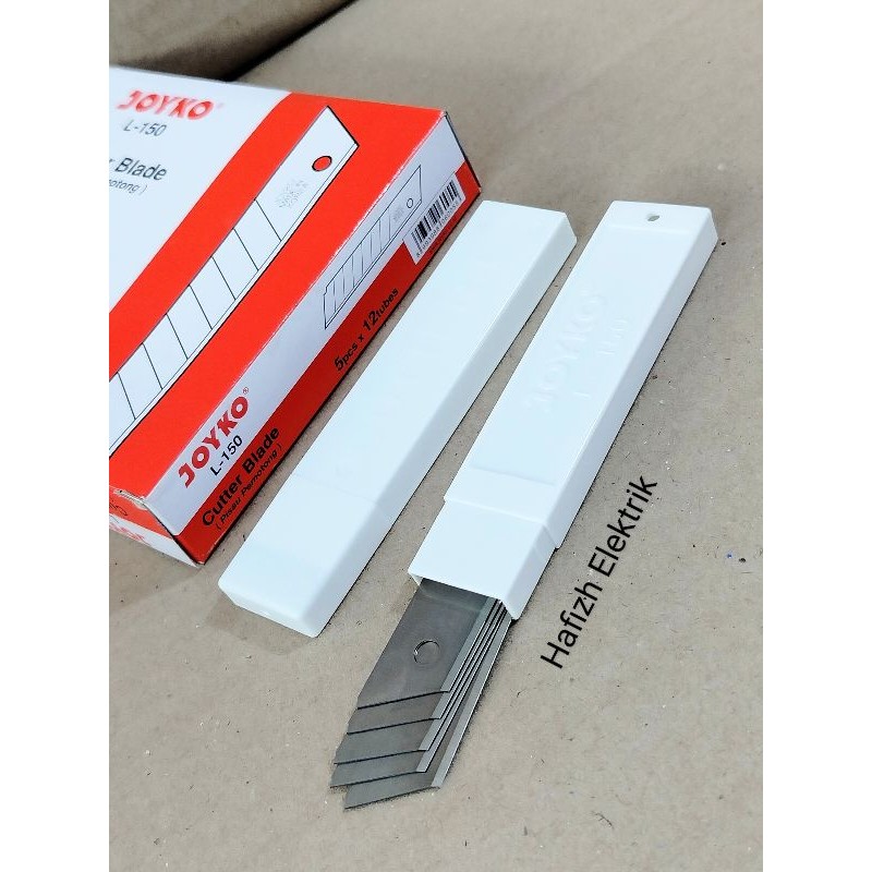 

Refill Mata Pisau Cutter JOYKO Besar L-150 ( 1Kotak/Tube ISI : 5 PCS )