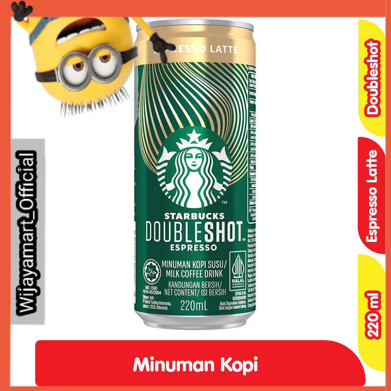 

Starbucks Doubleshot Minuman Kopi Espresso Latte Kaleng 220 ml