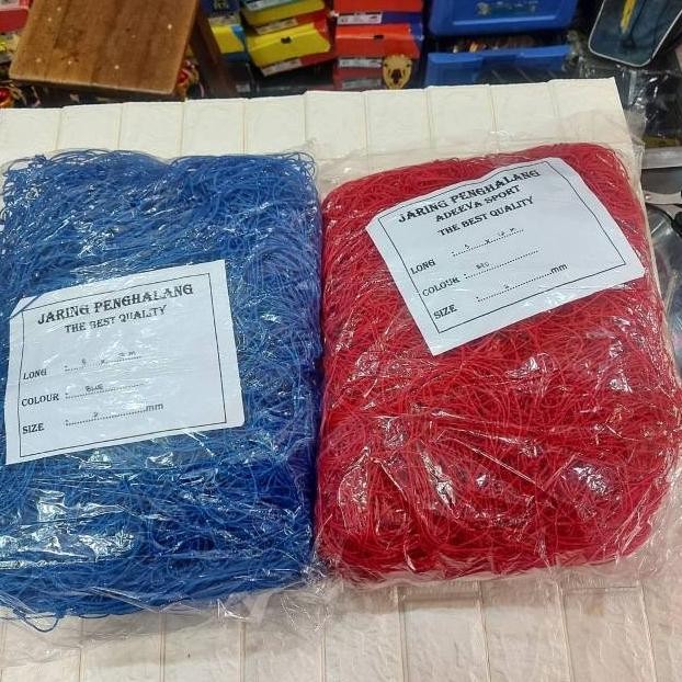  jaring pengaman lapangan futsal, bola, volly 125 meter