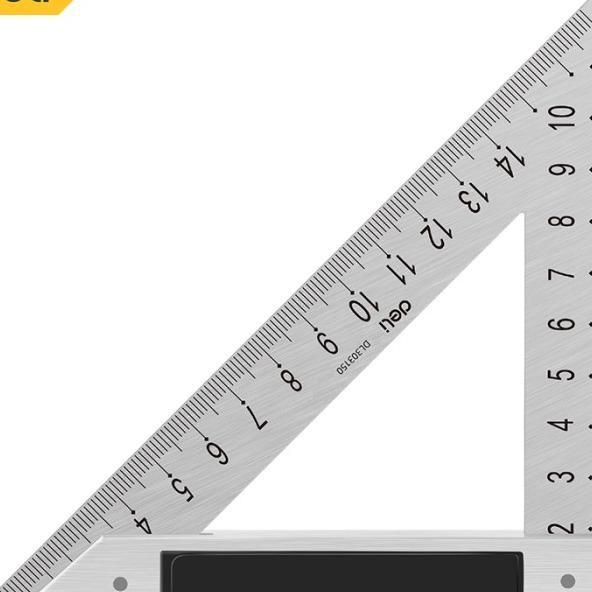

Deli Ggari Egita Iu Bei Tuang Triangle Ruler Edl303