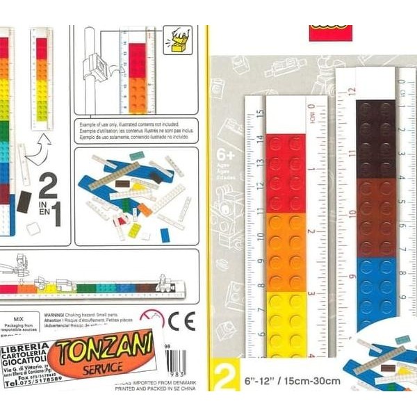 

Lego Tationery 51498 Buildable Ruler