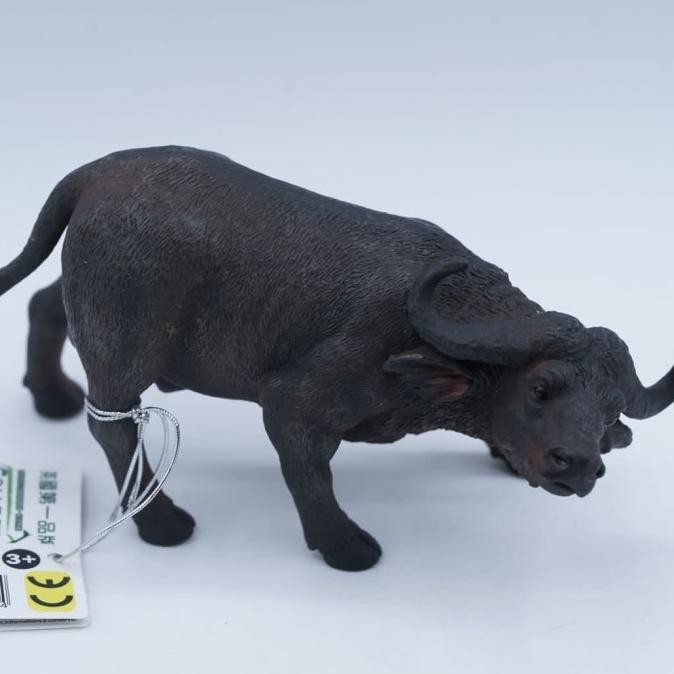African Buffalo 88398 Kerbau Afrika Mainan Animal Figure Binatang Miniature Edukasi Anak Hewan Figur