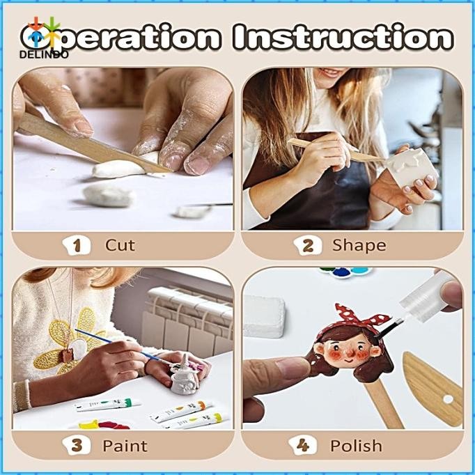 

Grosir Diy Clay Kit Tool Set Tanah Liat Lengkap Kerajinan Pottery Art Edukasi