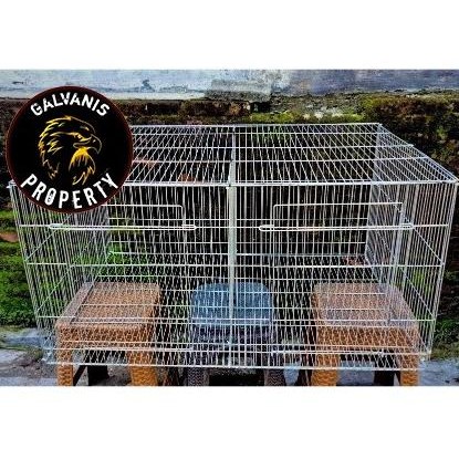 kandang burung / merpati / kelinci /hewan bahan galvanis jarak ram 1,8
