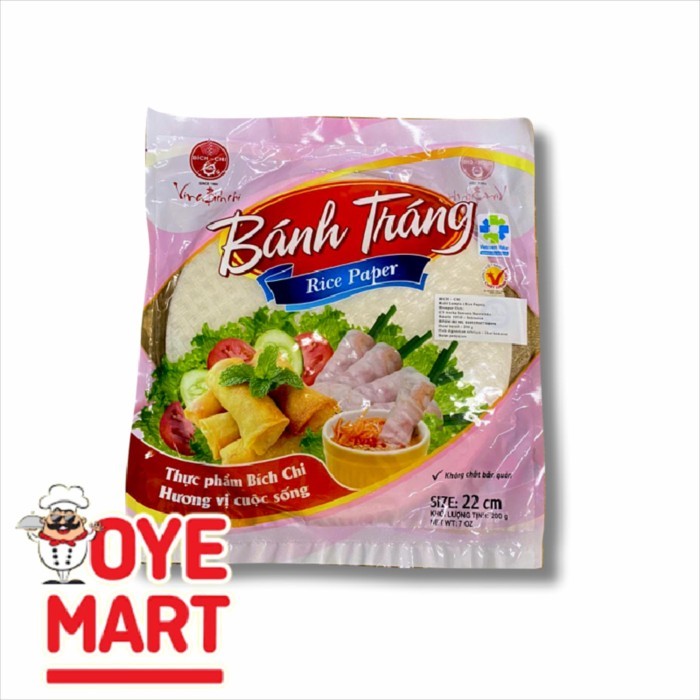 

BANH TRANG RICE PAPER 200GR ISI 60 LEMBAR 22 CM / KULIT LUMPIA VIETNAM
