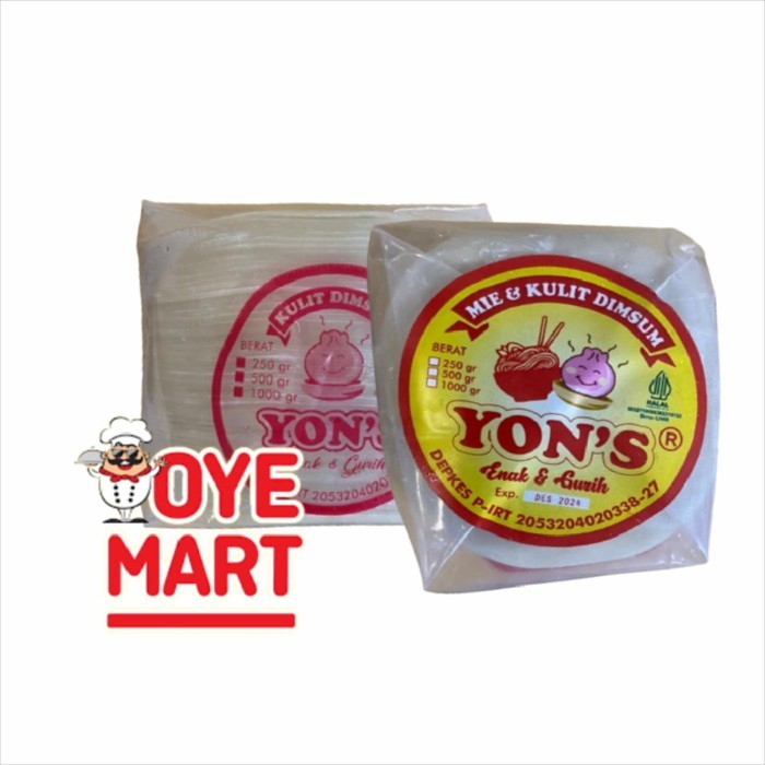 

YON'S KULIT DIMSUM PUTIH BESAR UKURAN 9 CM