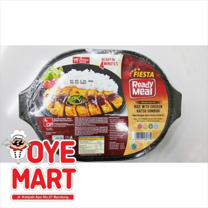 

FIESTA READY MEAL RICE WITH CHICKEN KATSU DONBURI 32OGR/MAKANAN INSTAN