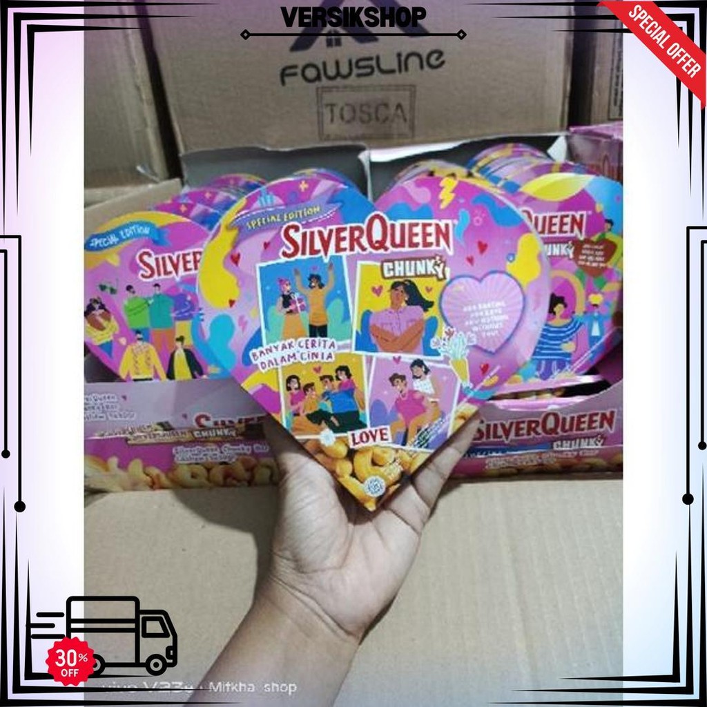Silverqueen Chunky Bar Edisi Valentine  /Silverqueen Special D Cod