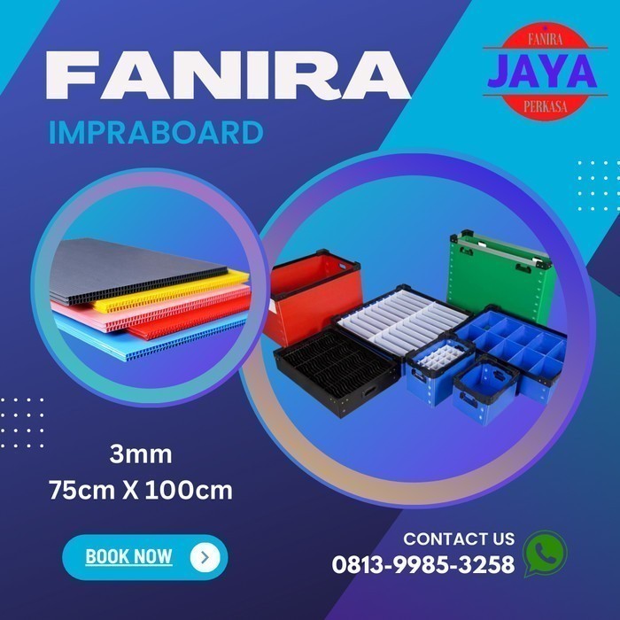 

TERLARIS! Impraboard Hitam,Putih 3mm ukuran 75 x 100cm