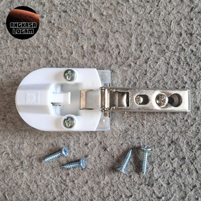 Engsel Sendok Kaca Besar Oval 35mm merk LAMA Satuan.