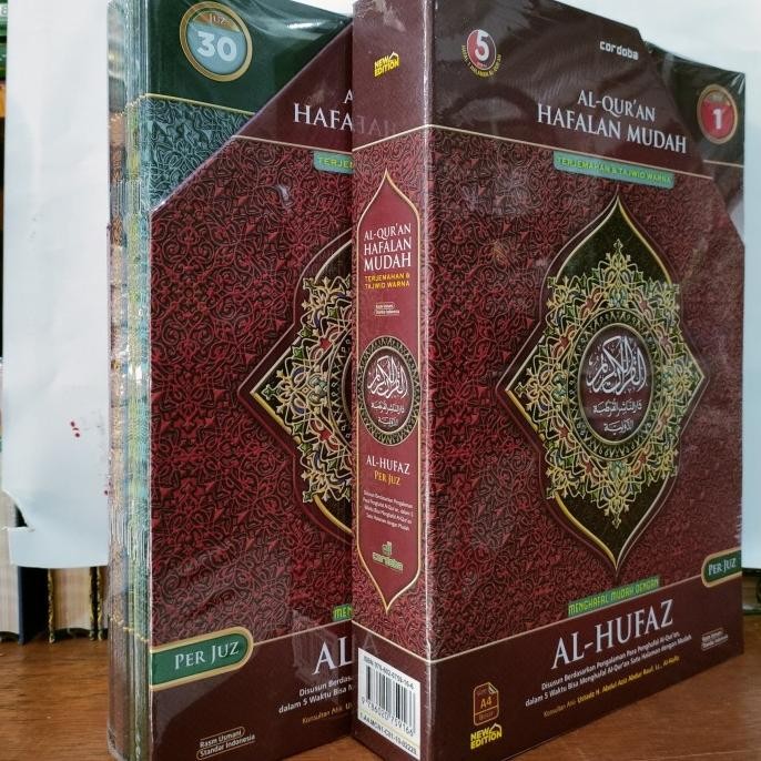 Alquran Hafalan Per Juz Terjemah Tajwid Warna - Al Hufaz - A4 BESAR