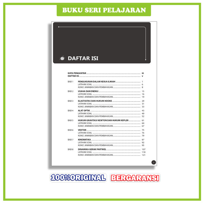 

BISA GROSIR Buku Pelajaran SMA MA Kompeten Bank Soal Hots Fisika Kelas 10 11 12