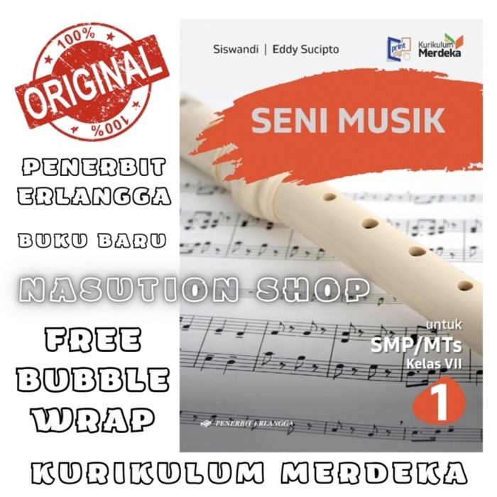 

PROMO Buku Seni Musik Kelas 1 / 7 VII SMP/MTs Erlangga Kurikulum Merdeka