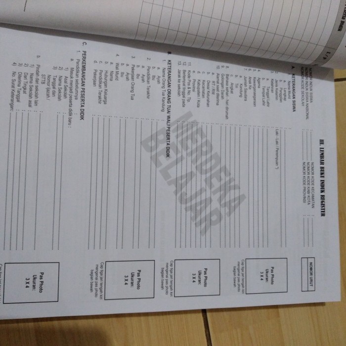 

BISA FAKTUR Buku Induk Register Peserta Didik SD - Kurikulum Merdeka
