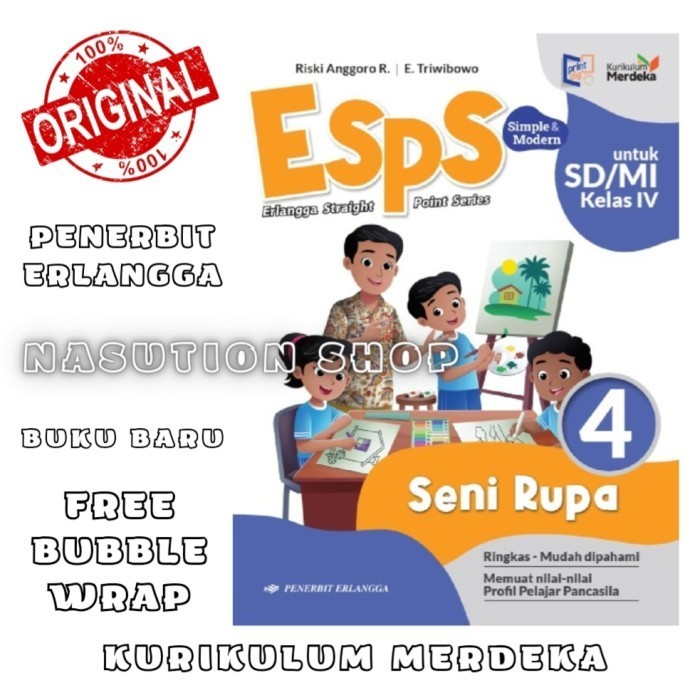 

HOT SALE Buku Esps Seni Rupa Kelas 4 SD/MI Erlangga Kurikulum Merdeka
