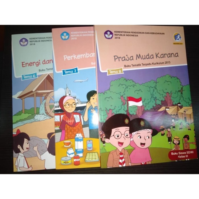 

PREMIUM PAKET BUKU SISWA TEMATIK KELAS 3 SD TEMA 6 7 8 SEMESTER 2 ( ISI 3BUKU)