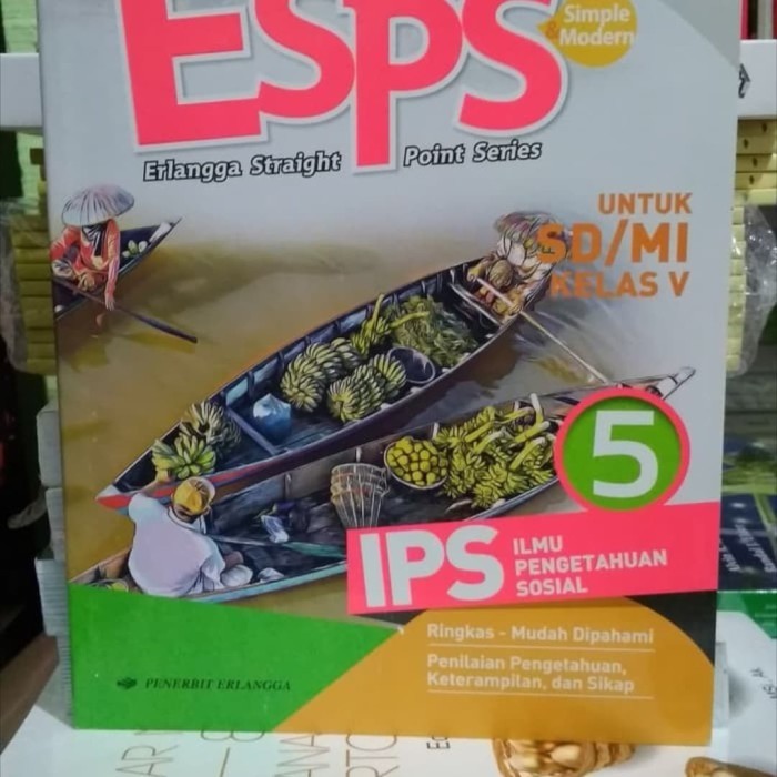 

BERKUALITAS PROMO Buku SD ESPS IPS Kelas 5 Revisi Erlangga