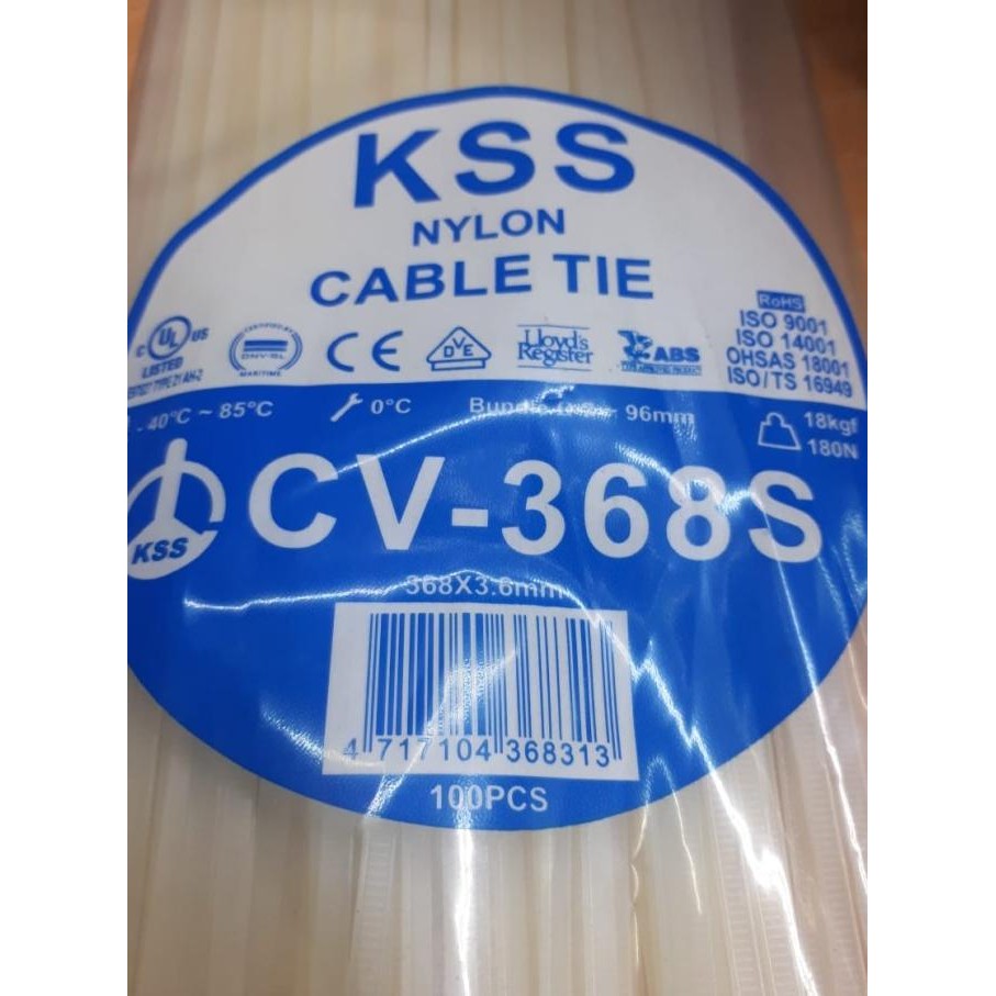 

Promo CV-368s - Kabel Ties KSS Original Ukuran 368 x 3.6 mm COD