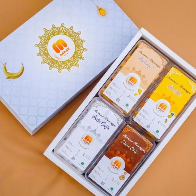 

Paket Kue Kering Lebaran Parcel Kuker Murah Mumtaz Bakery Isi 4 Pack Kusho_Ari