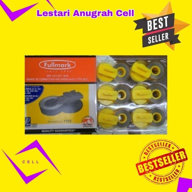 

CORRECTION TAPE/PENGHAPUS / MESIN TIK BROTHER GX 6750/8250 ORIGINAL DAN TERPERCAYA