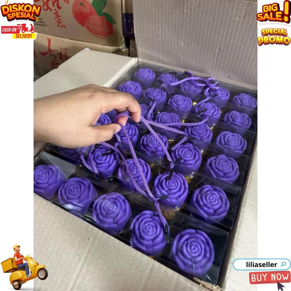 

Hampers Coklat Mawar Ungu Isi 5 Toples Candy Rose D Cod