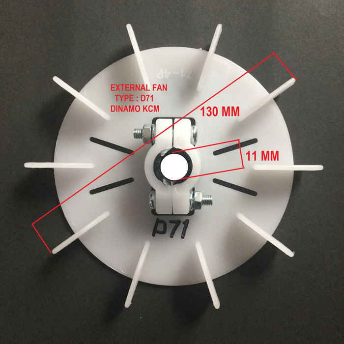 PRY88 KIPAS DINAMO D71 KIPAS ELECTRO MOTOR KIPAS MOTOR EXTERNAL FAN