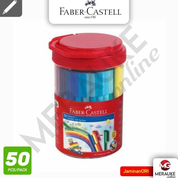 

Sale Faber Castell Connector Pen / Spidol 50 Warna