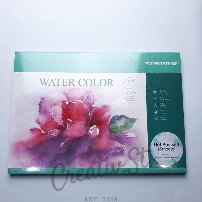 

Sale Potentate Watercolor Pad Smooth Hot Pressed 27 X 19.5 Cm