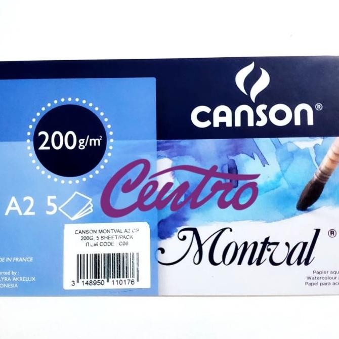 

Sale Canson Montval 200 Gsm A2 Kertas Gambar Cat Air Watercolor Paper