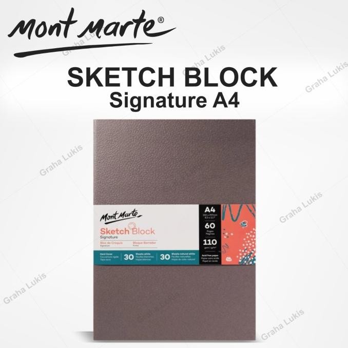 

Sale Mont Marte Signature Sketch Block A4 110Gsm