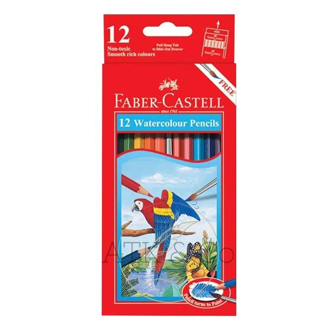 

Sale Pensil Warna Faber Castell 12 Warna Water Colour Panjang