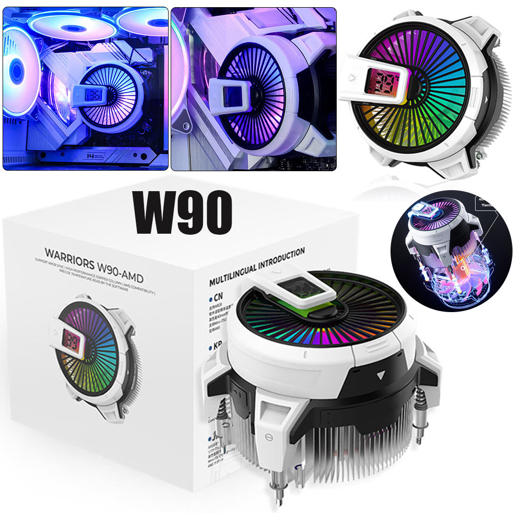 W90 CPU Air Coor PWM 40mm CPU Fan PC Cooling Radiator