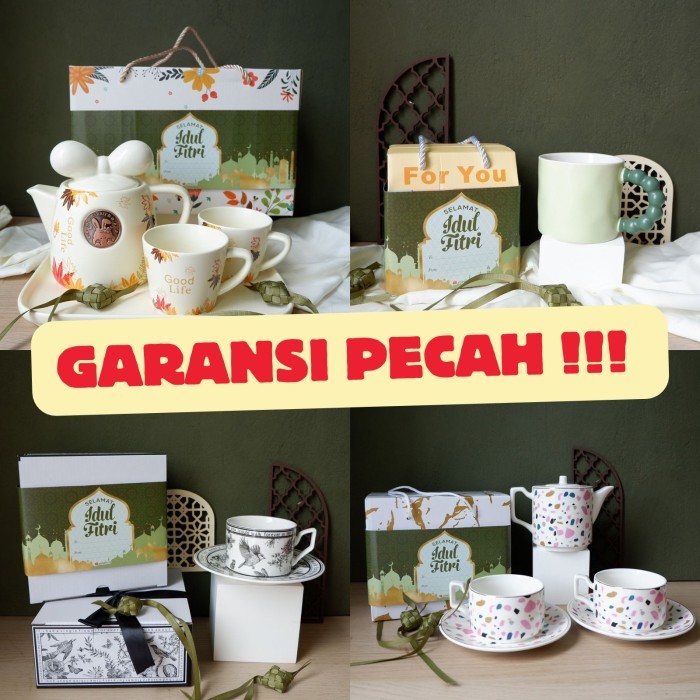 

HAMPERS LEBARAN / mangkok keramik isi 4