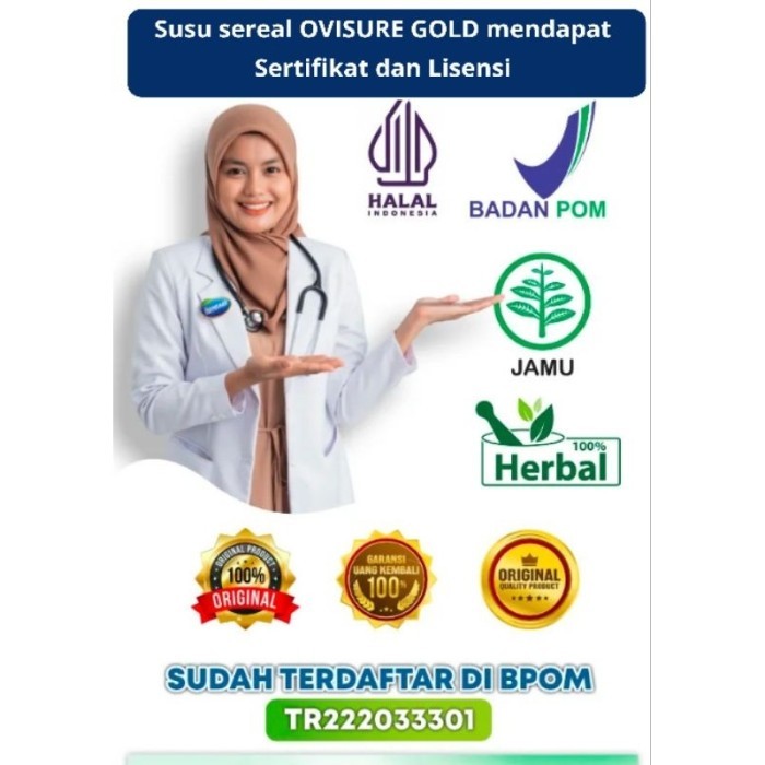 

OVISURE GOLD SUSU MILK VITAMIN TULANG DAN SENDI