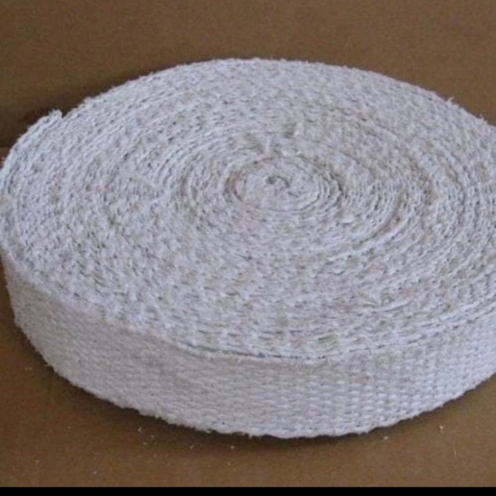

Ceramic Fiber Tape Tahan panas 3mm x 100mm x 30mtr
