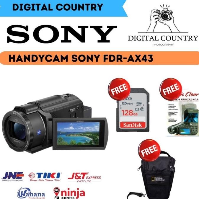 SONY FDR-AX43 UHD 4K HANDYCAM CAMCORDER - HANDYCAM SONY AX43