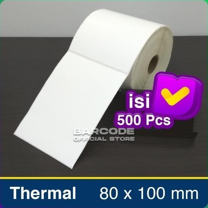 

Sale Label Barcode 80 X 100 Kertas Sticker Thermal 80X100 Mm (500 Pcs)