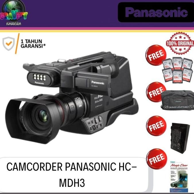 CAMCORDER PANASONIC HC-MDH3 FULL HD