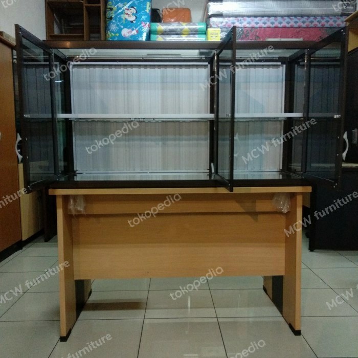 LEMARI GANTUNG ALUMINIUM/RAK GANTUNG 3 PINTU/LEMARI DAPUR 3 PINTU.