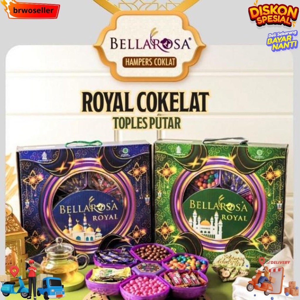 

Paket Lebaran Bellarosa Royal Coklat Toples Putar Parcel Idulfitri 2025 D Termurah