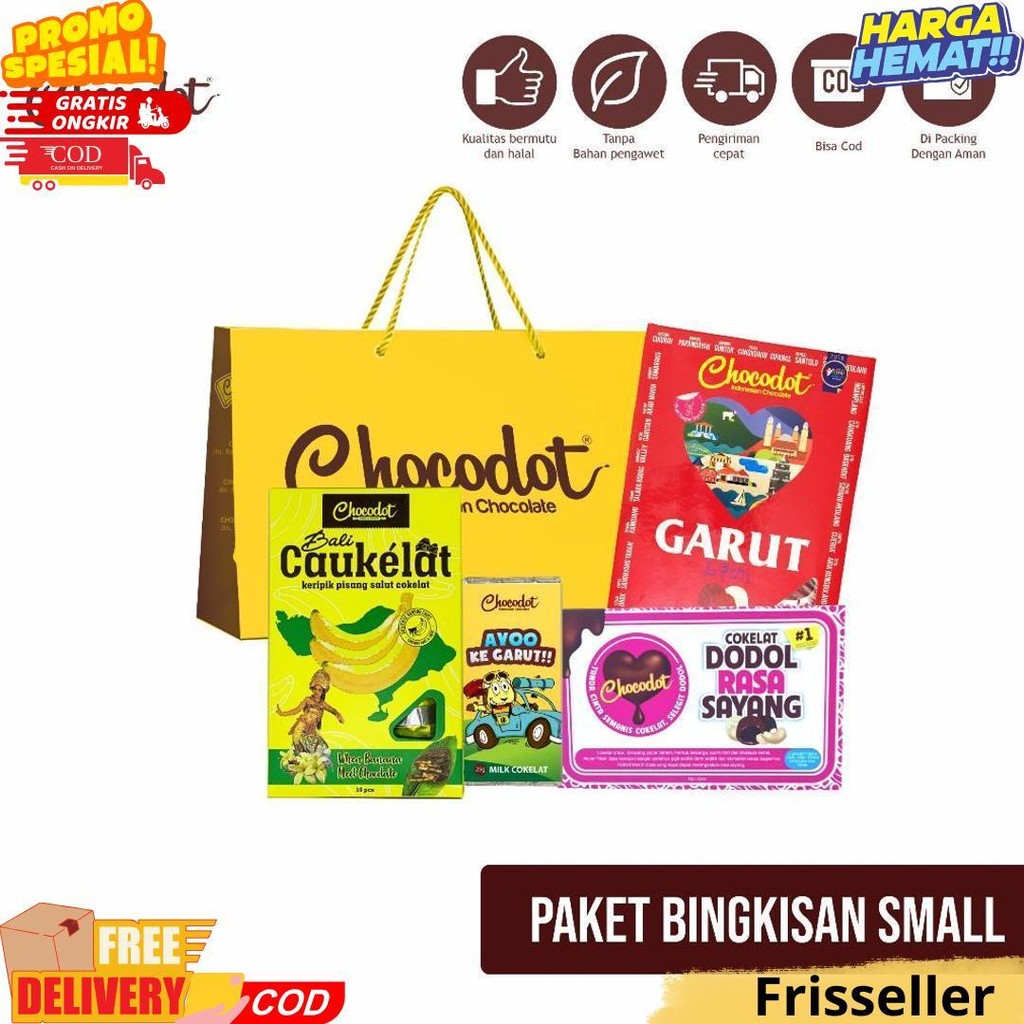 

Paket Bingkisan Cokelat Chocodot Small D Cod